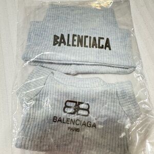 Labubu Toy Gray Knit Sweater Set